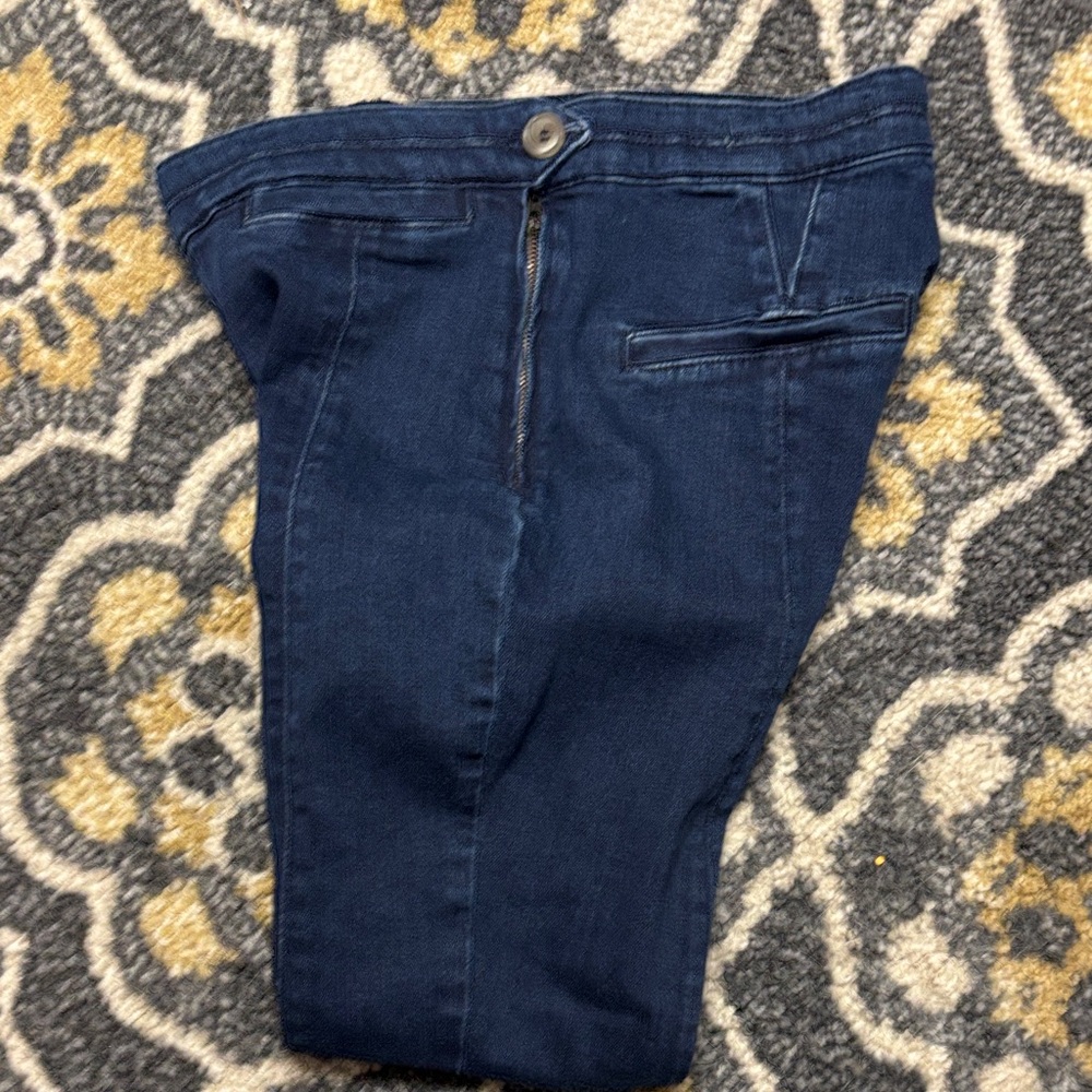 Pilcro and the Letterpress Anthropologie Dark Blue Skinny Jeans - Picture 2 of 8